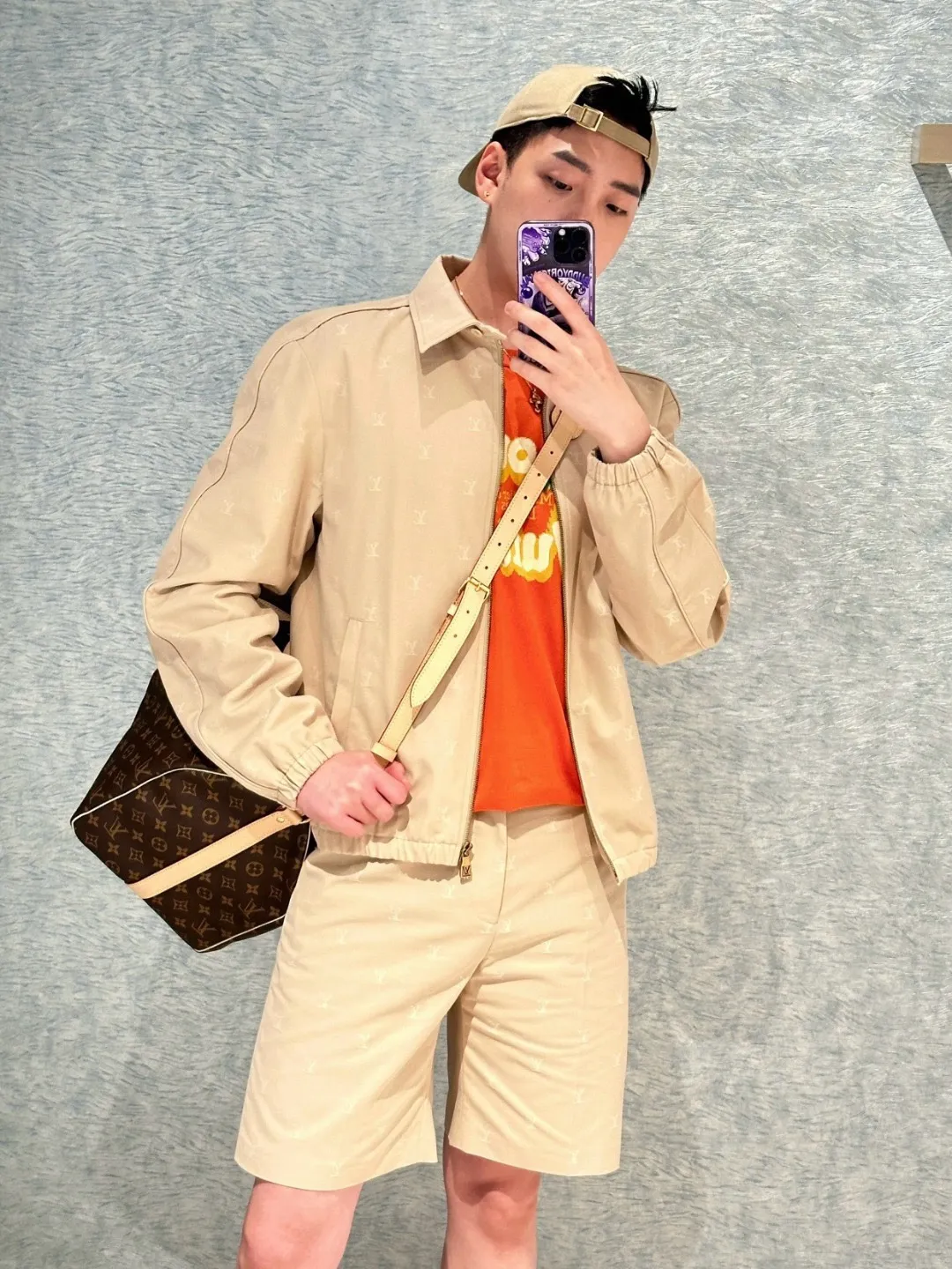 Louis Vuitton 24Fw Full Print Jacquard Jacket Jacket